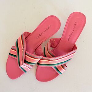 Apostrophe, Pink Strappy Kitten Heel Sandals, 9 Y2K Barbie Summer